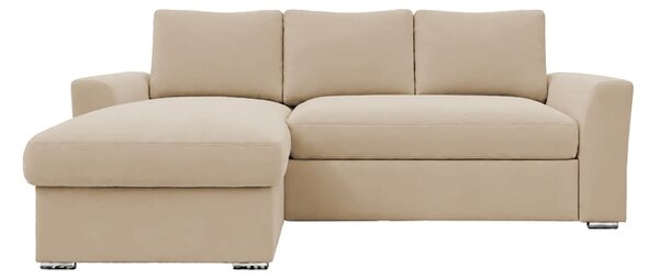Canapea extensibila Belle, Bej, 236x164x88 cm