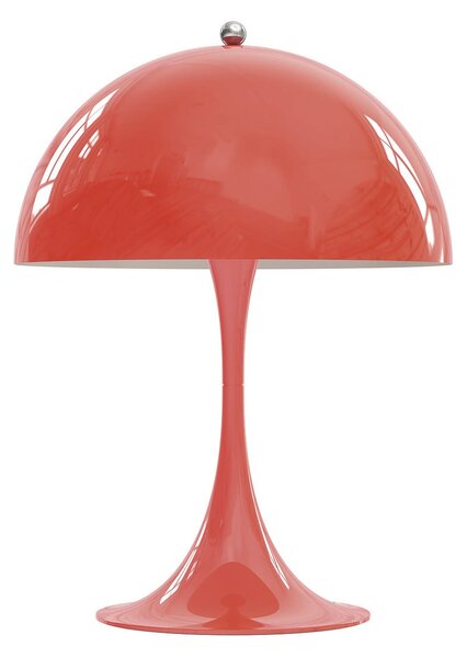 Lampă de masă Louis Poulsen, Panthella Mini, reglabil, Roșu, Camera de zi, Metal, Design