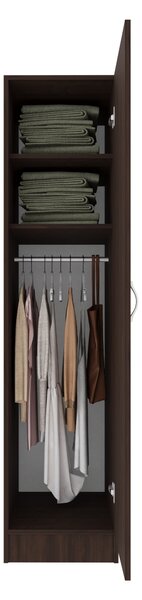 Dulap haaus Remi, O Usa, Stejar Bronz, 40 x 51 x 170 cm