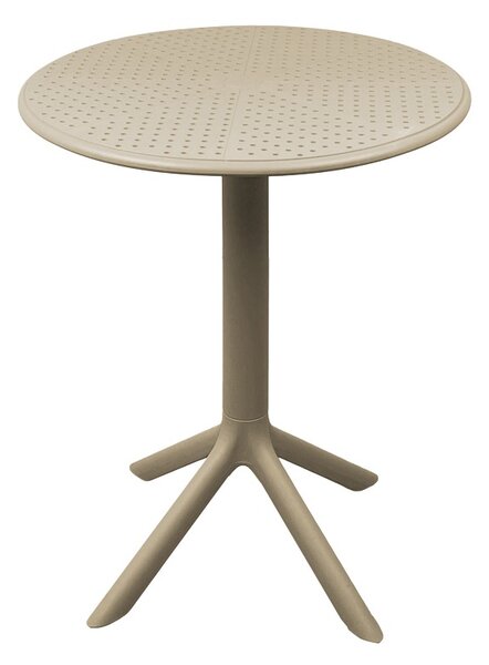 Set mobilier dining 3 piese Mercon Zoi, Crem, 60x60x75 cm