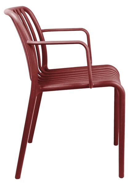Scaun Zoi, Rosu bordo, 54x57.5x79 cm