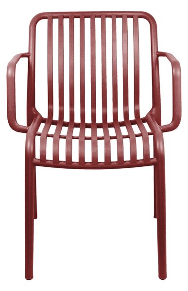 Scaun Zoi, Rosu bordo, 54x57.5x79 cm
