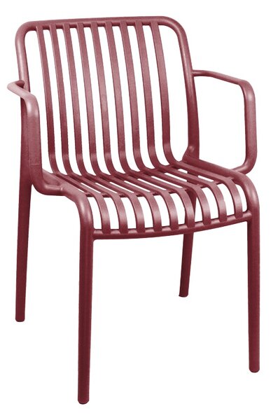 Scaun Zoi, Rosu bordo, 54x57.5x79 cm