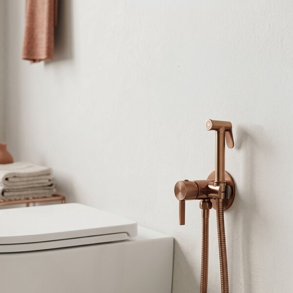 Baterie pentru bideu Rea Foster Brush Copper