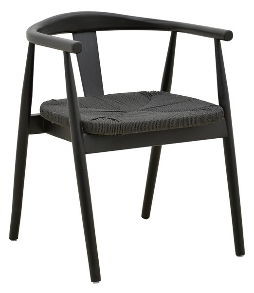 Scaun Gernine, Negru, 56x49x73 cm