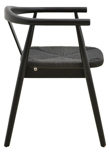 Scaun Gernine, Negru, 56x49x73 cm