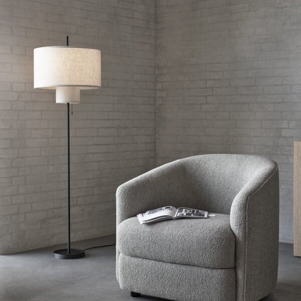 Lampadar New Works, Margin, Bej, Camera de zi, Țesătură / Textil, Design