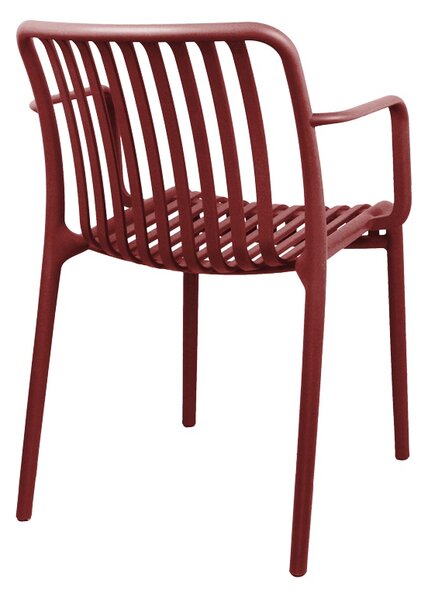 Scaun Zoi, Rosu bordo, 54x57.5x79 cm