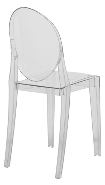 Scaun Narova, Transparent, 40x45x92 cm