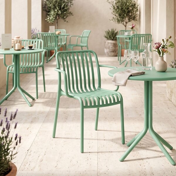 Scaun Zoi, Menta, 54x57.5x79 cm