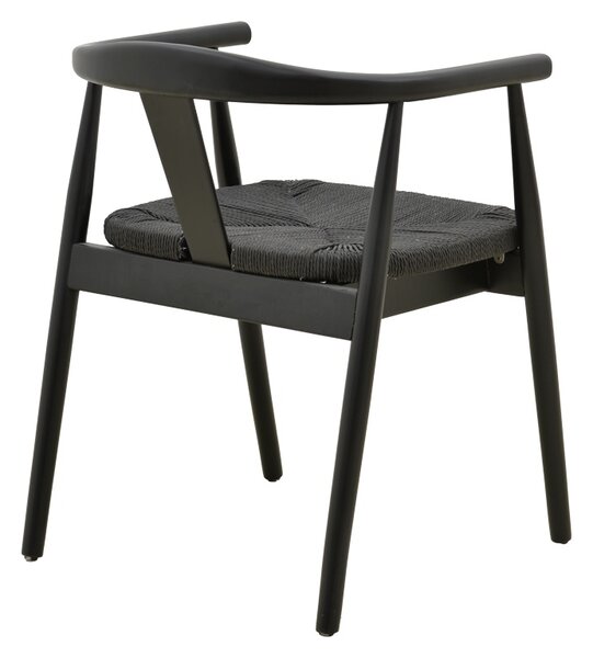Scaun Gernine, Negru, 56x49x73 cm