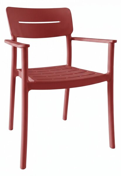 Scaun Pilma, Rosu bordo, 57x54x82 cm