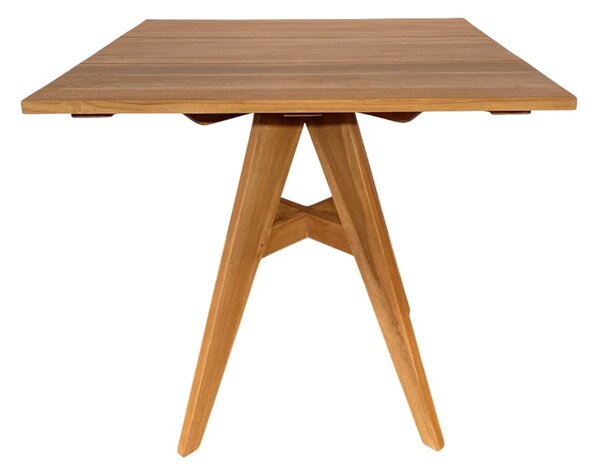 Masa dining Cadrada, Natural, 80x80x76 cm