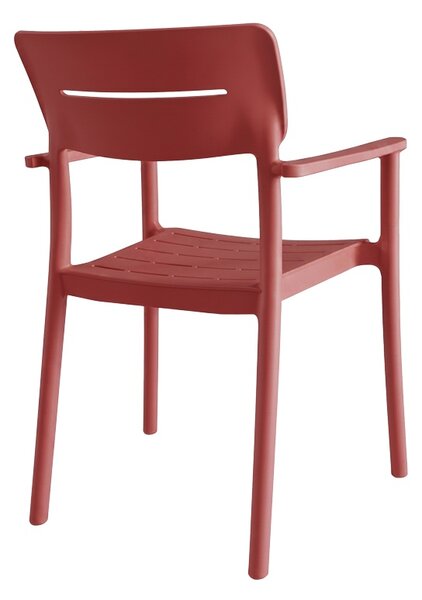 Scaun Pilma, Rosu bordo, 57x54x82 cm