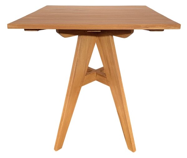Masa dining Cadrada, Natural, 70x70x76 cm