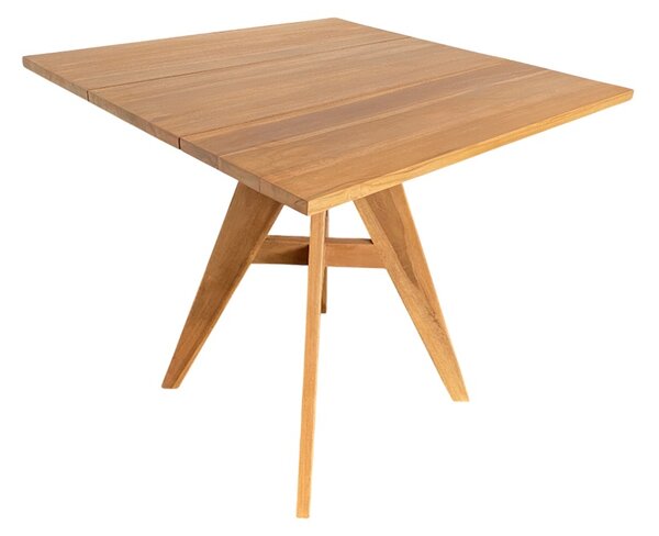 Masa dining Cadrada, Natural, 80x80x76 cm