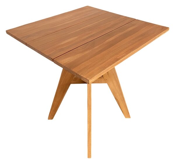 Masa dining Cadrada, Natural, 70x70x76 cm