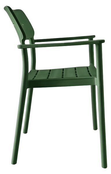 Scaun Pilma, Verde inchis, 57x54x82 cm