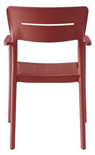 Scaun Pilma, Rosu bordo, 57x54x82 cm