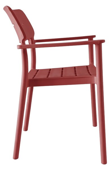 Scaun Pilma, Rosu bordo, 57x54x82 cm