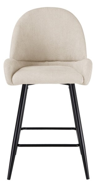 Scaun de bar Finda, Alb, 54x51x102 cm