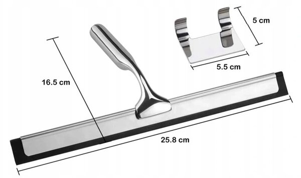 Rea Rea, spatulă pentru baie, cupru mat, REA-72065