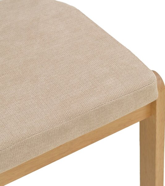 Scaun Genoa, Bej, 50x43x82 cm