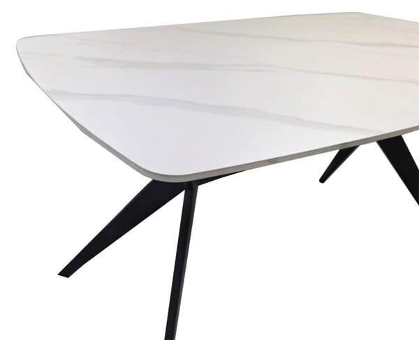 Masa Ezali, Alb, 140x80x75 cm