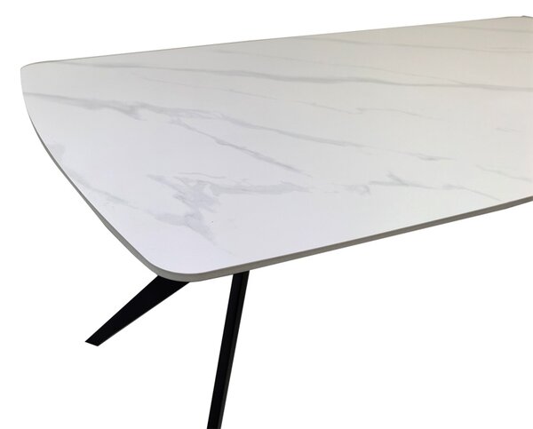 Masa Ezali, Alb, 180x90x75 cm