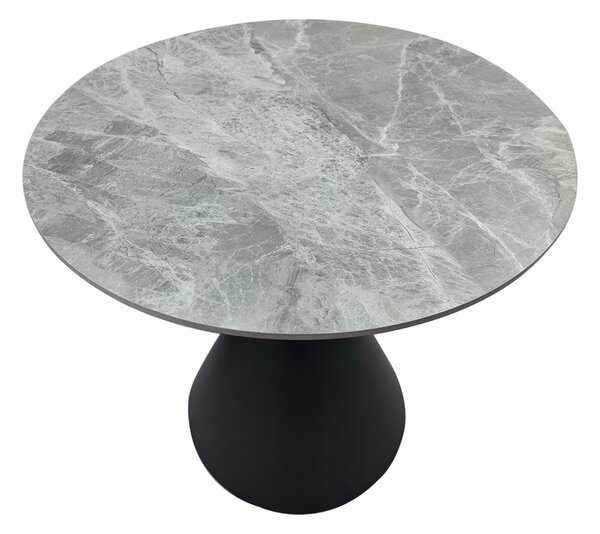 Masa Flenada, Negru, 80x80x76 cm