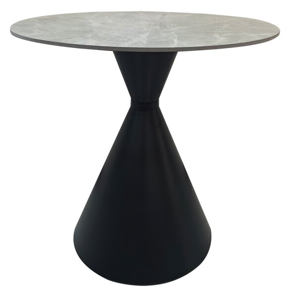 Masa Flenada, Negru, 80x80x76 cm