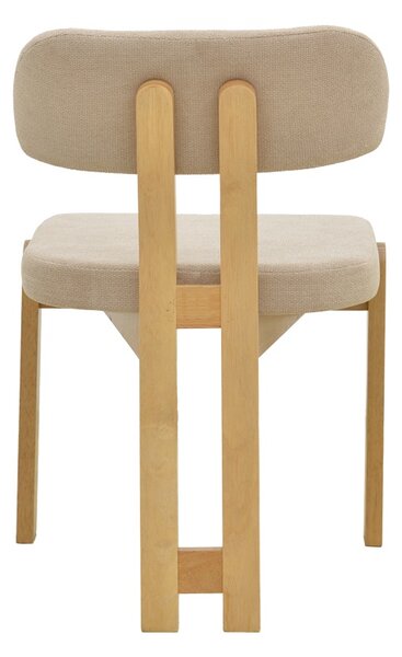 Scaun Genoa, Bej, 50x43x82 cm
