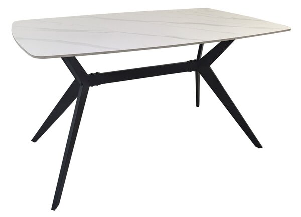 Masa Ezali, Alb, 140x80x75 cm