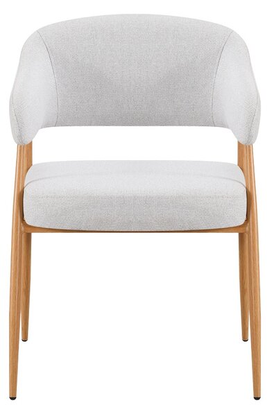 Scaun Filonda, Gri/Natural, 47x58x79 cm