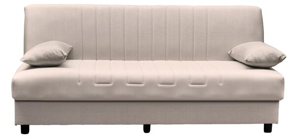 Canapea extensibila cu spatiu de depozitare Romina, Bej, 180x75x85 cm
