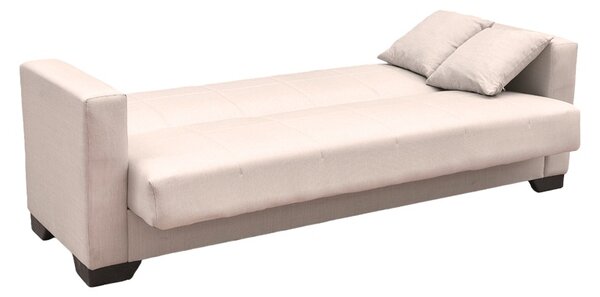 Canapea extensibila cu spatiu de depozitare Vox, Bej, 180x75x85 cm