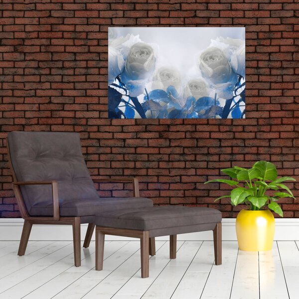 Tablou - Trandafir alb (90x60 cm)