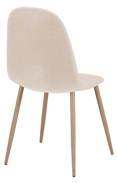 Scaun Bella, Natural, 44x55x85 cm