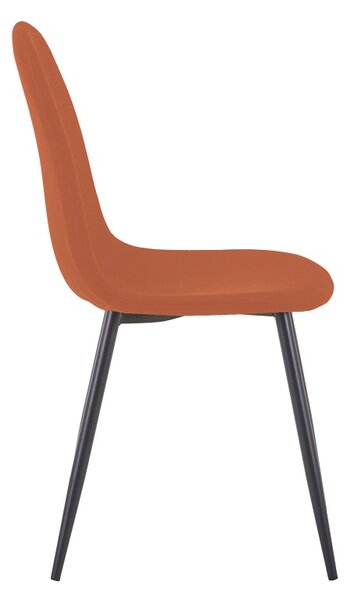 Scaun Bella, Caramida, 44x55x85 cm