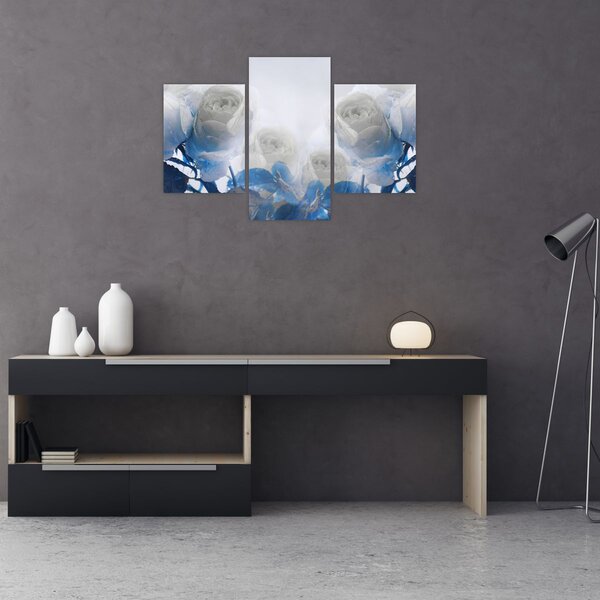 Tablou - Trandafir alb (90x60 cm)