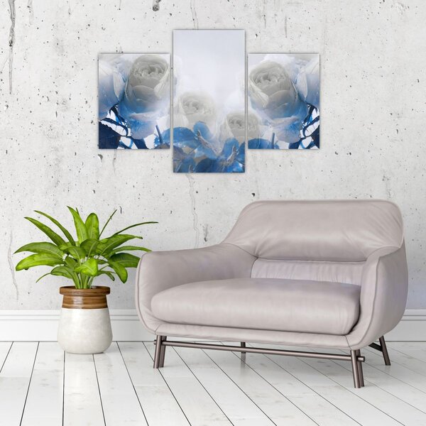 Tablou - Trandafir alb (90x60 cm)