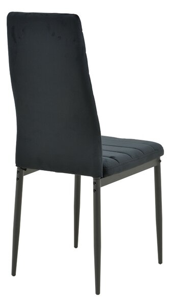 Scaun Parker, Negru, 41x48x96 cm