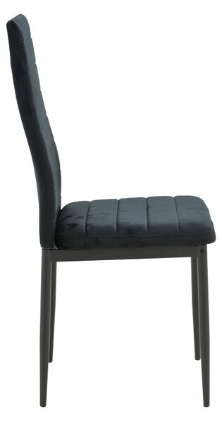 Scaun Parker, Negru, 41x48x96 cm