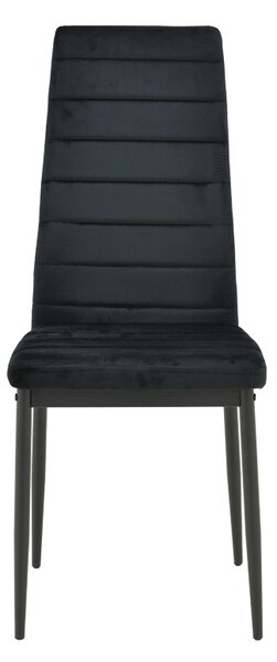 Scaun Parker, Negru, 41x48x96 cm