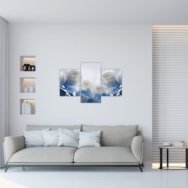 Tablou - Trandafir alb (90x60 cm)