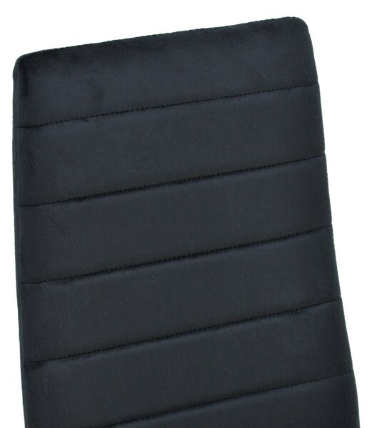 Scaun Parker, Negru, 41x48x96 cm
