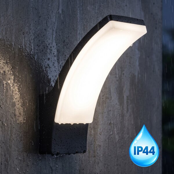 Lampă de perete LED pentru fațadă JNH032-G neagră