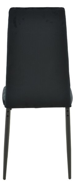 Scaun Parker, Negru, 41x48x96 cm