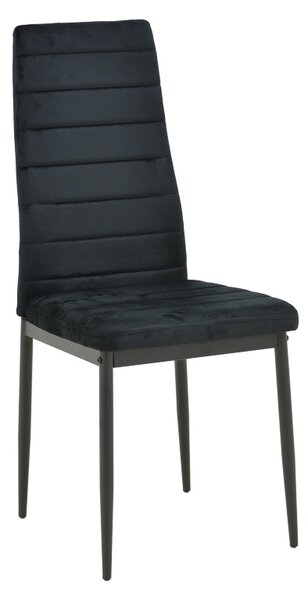 Scaun Parker, Negru, 41x48x96 cm