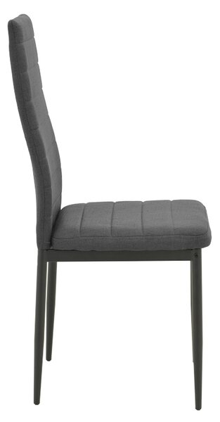 Scaun Parker, Gri, 41x48x96 cm